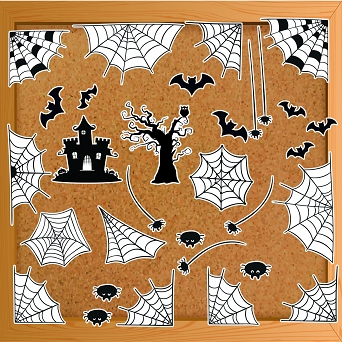 Komplet papierowych dekoracji HALLOWEEN